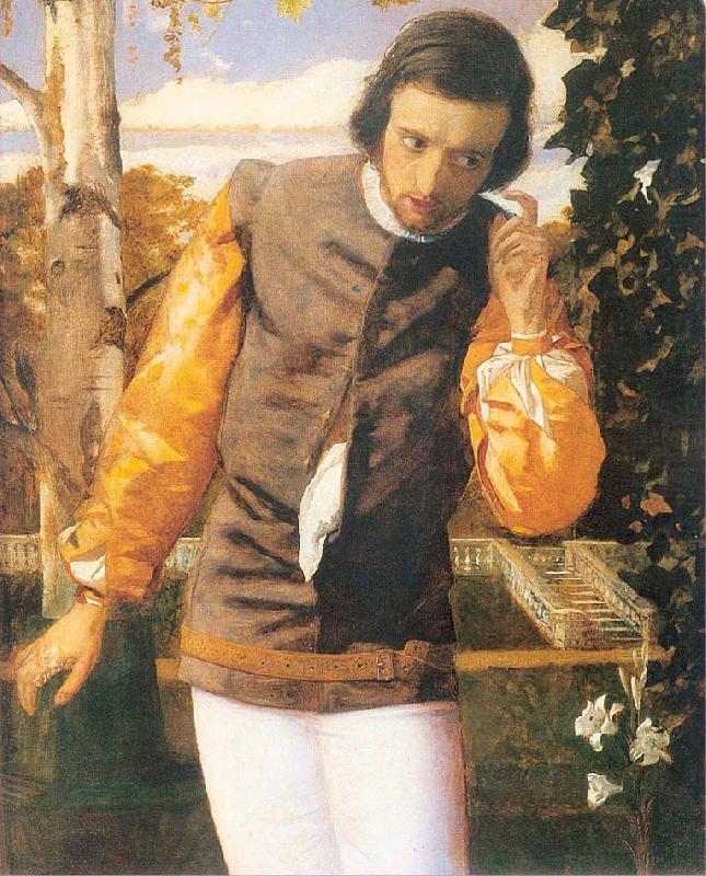 Benedick in the Arbor, Arthur Devis